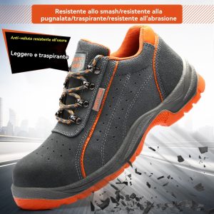 Antinfortunistiche | Scarpe Antinfortunistica Grigie 601 S1P Src  |  Uomo Antinfortunistiche Antinfortunistiche