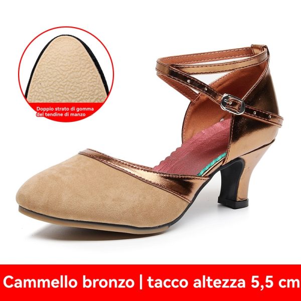 Ballo | Scarpe Daallo Con Taccoasso Dance 4554  |  Donna Donna Ballo