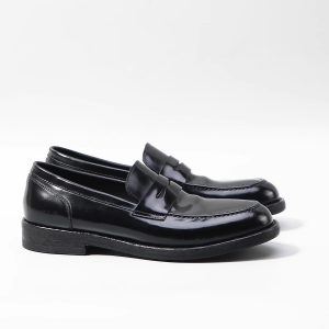 Mocassini | Mocassino Classico In Vernice Nera Made In Italy Focus 204  |  Uomo Mocassini Mocassini