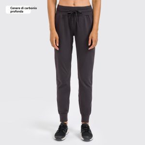 Pantaloni | Pantaloni Felpati Neri Da Jogging Go Lounge Wear  |  Donna Abbigliamento Donna