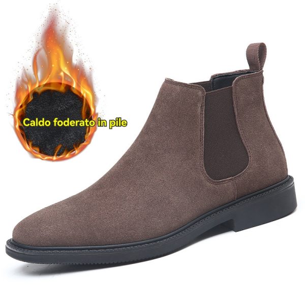 Stivaletti | Stivaletto Effetto Suede Con Cerniera Class 701  |  Uomo Scarpe Stivaletti