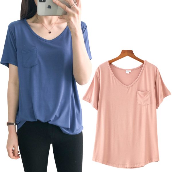 T-Shirt | T-Shirt Godri Serene V-Neck Tee  |  Donna Abbigliamento Donna